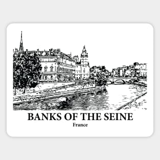 Banks of the Seine - France Magnet